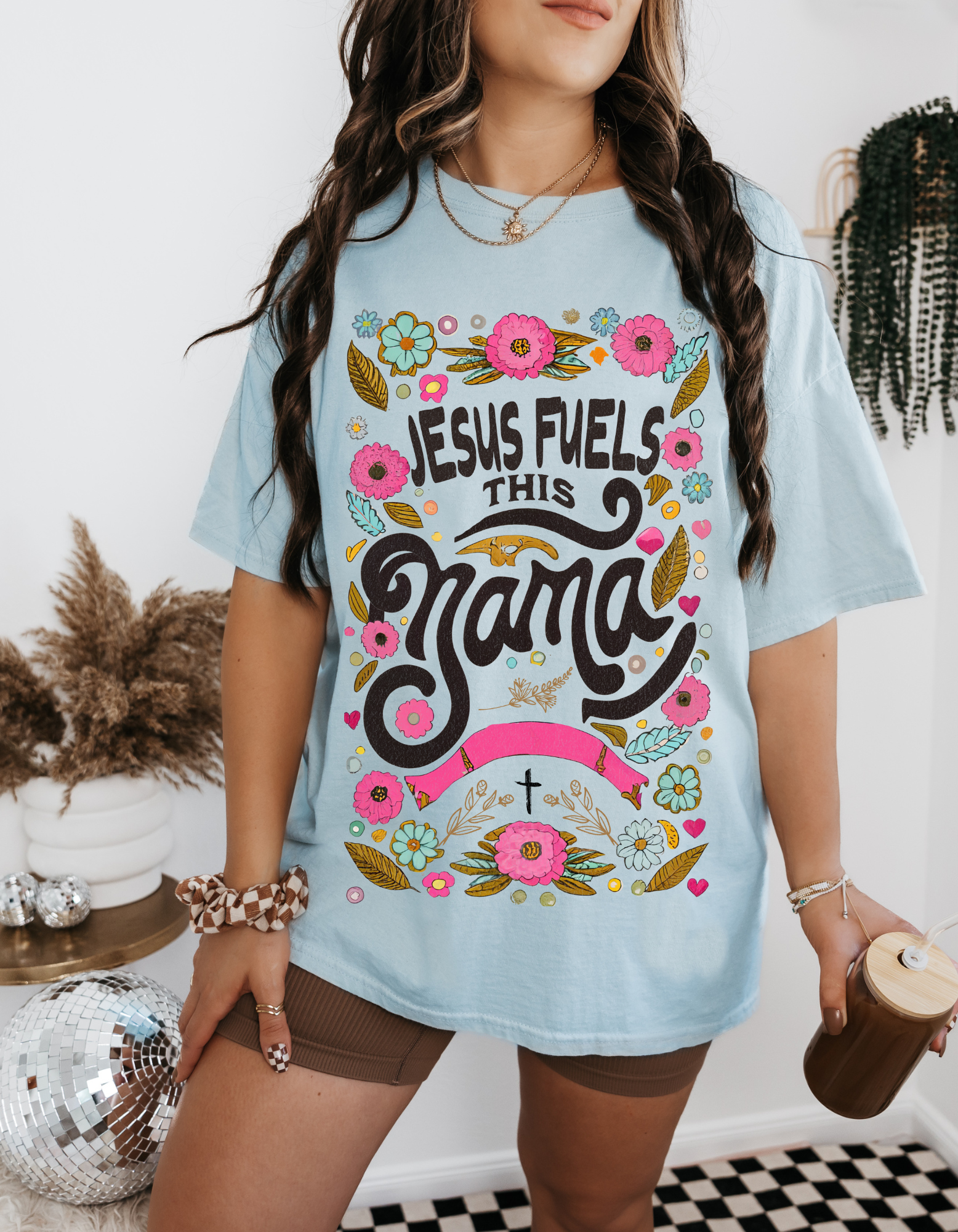 Jesus Fuels This Mama Graphic T-Shirt