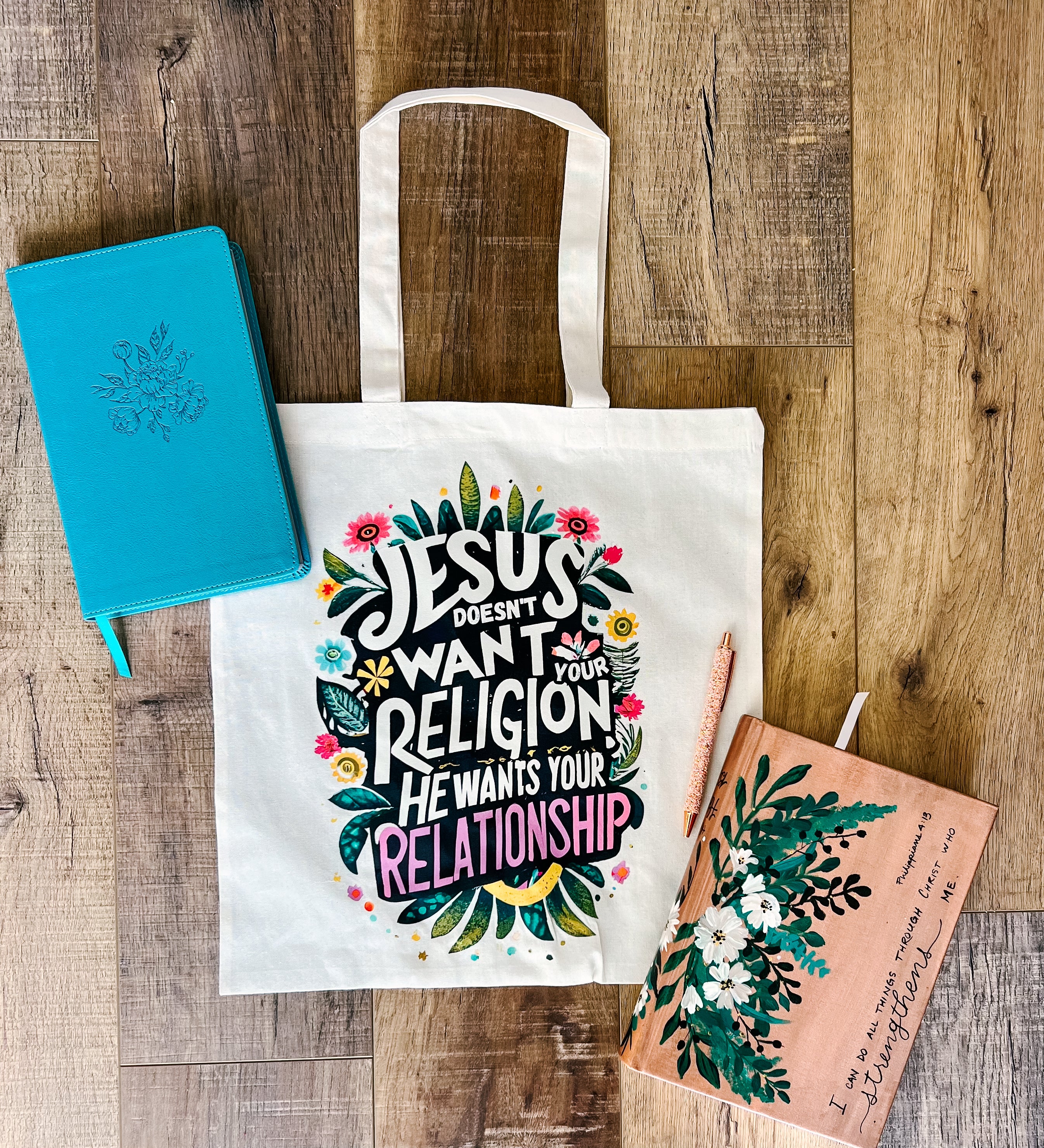 Jesus Doesn't Want Your Religion He Wants Your Relationship Bible Bag
