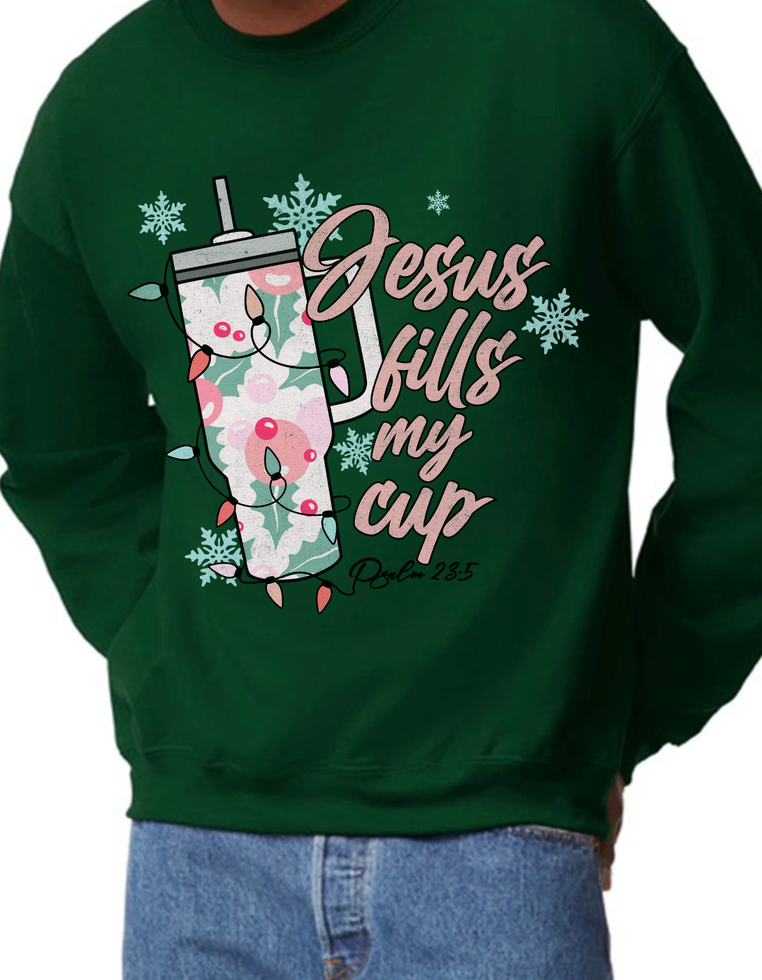Jesus Fills My Cup Crewneck Sweatshirt