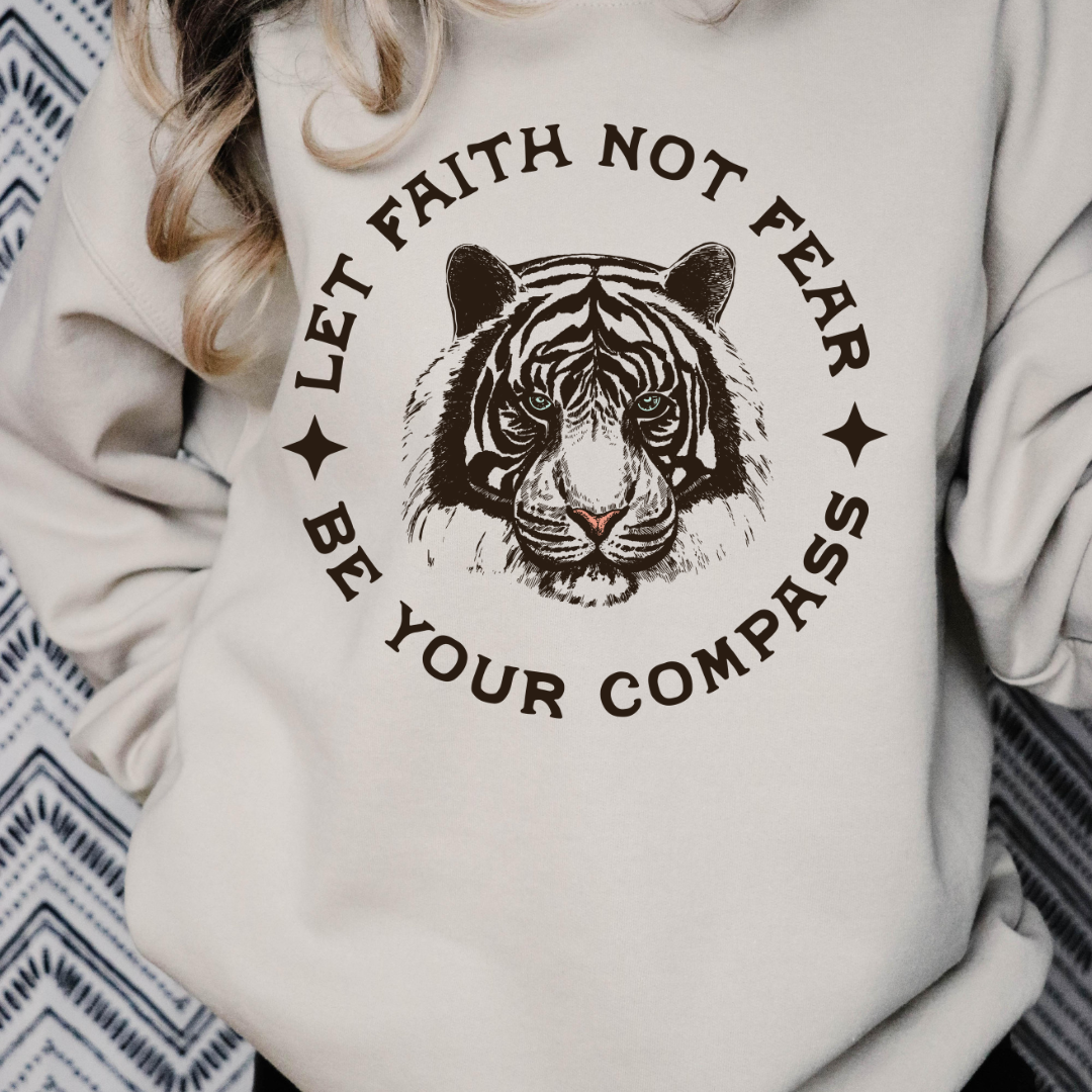 Let Faith Be Your Compass Crewneck Sweatshirt