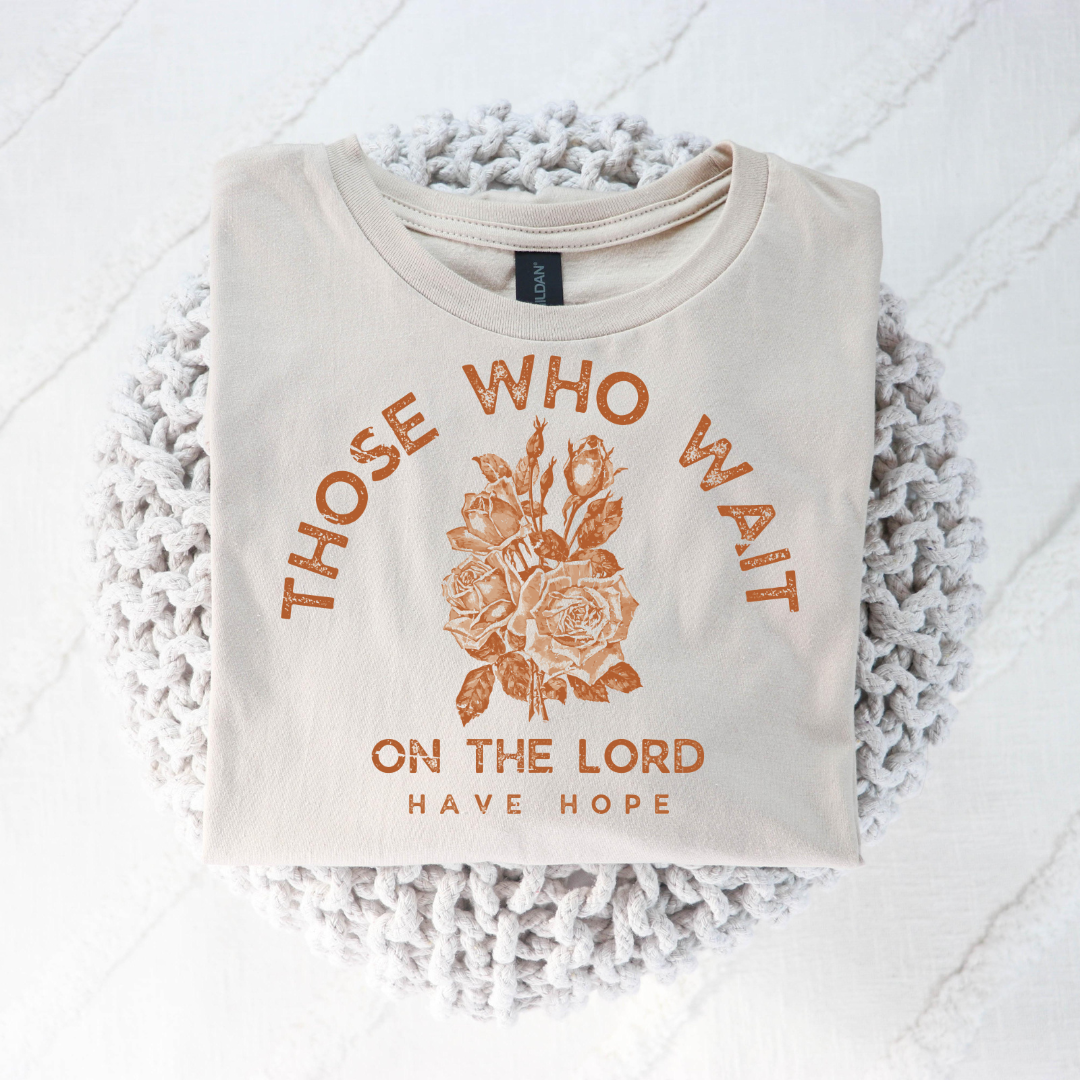 Those Who Wait on the Lord Graphic T-shirt