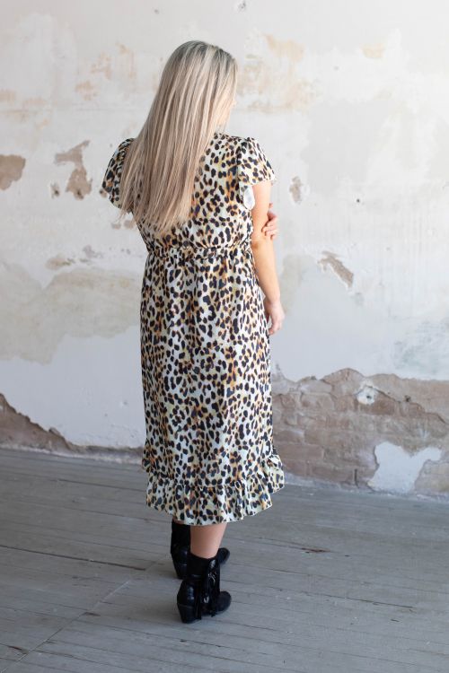 The Lydia Leopard High-Low Dress